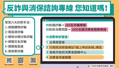 11405反詐與消保諮詢專線